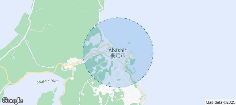 Abashiri Airbnb map